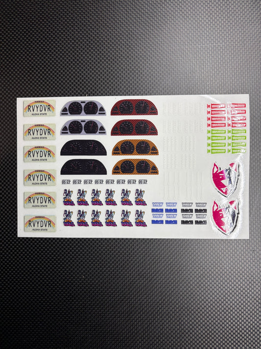RVYDVR Street Legal sticker set
