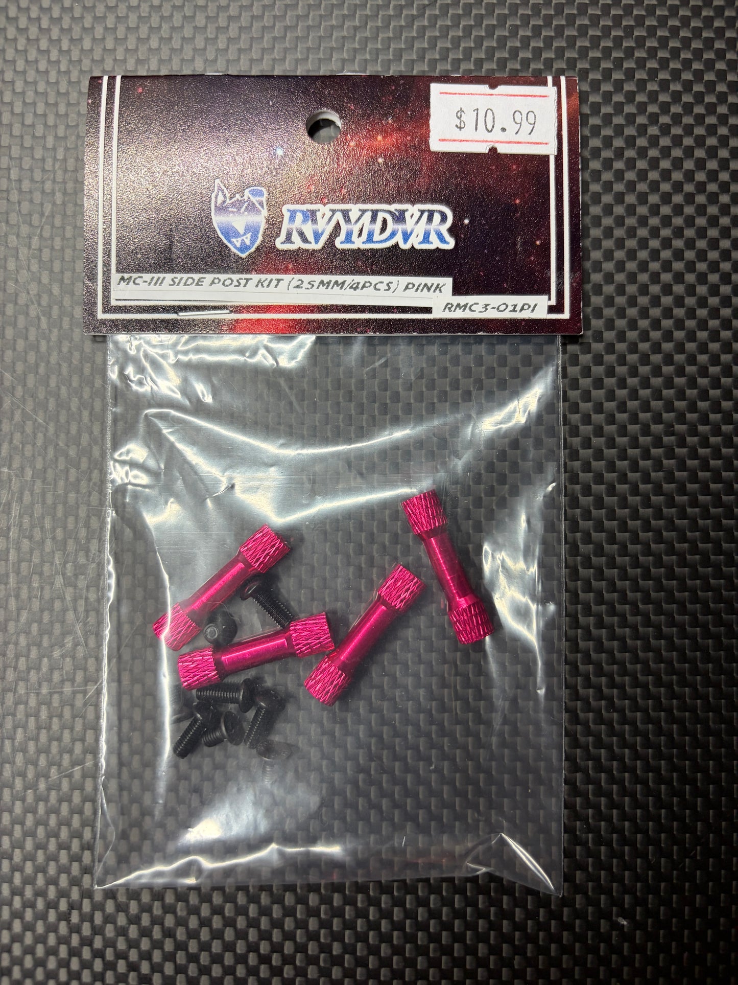 RVYDVR MC-III Side post kit (25MM/4PCS) PINK