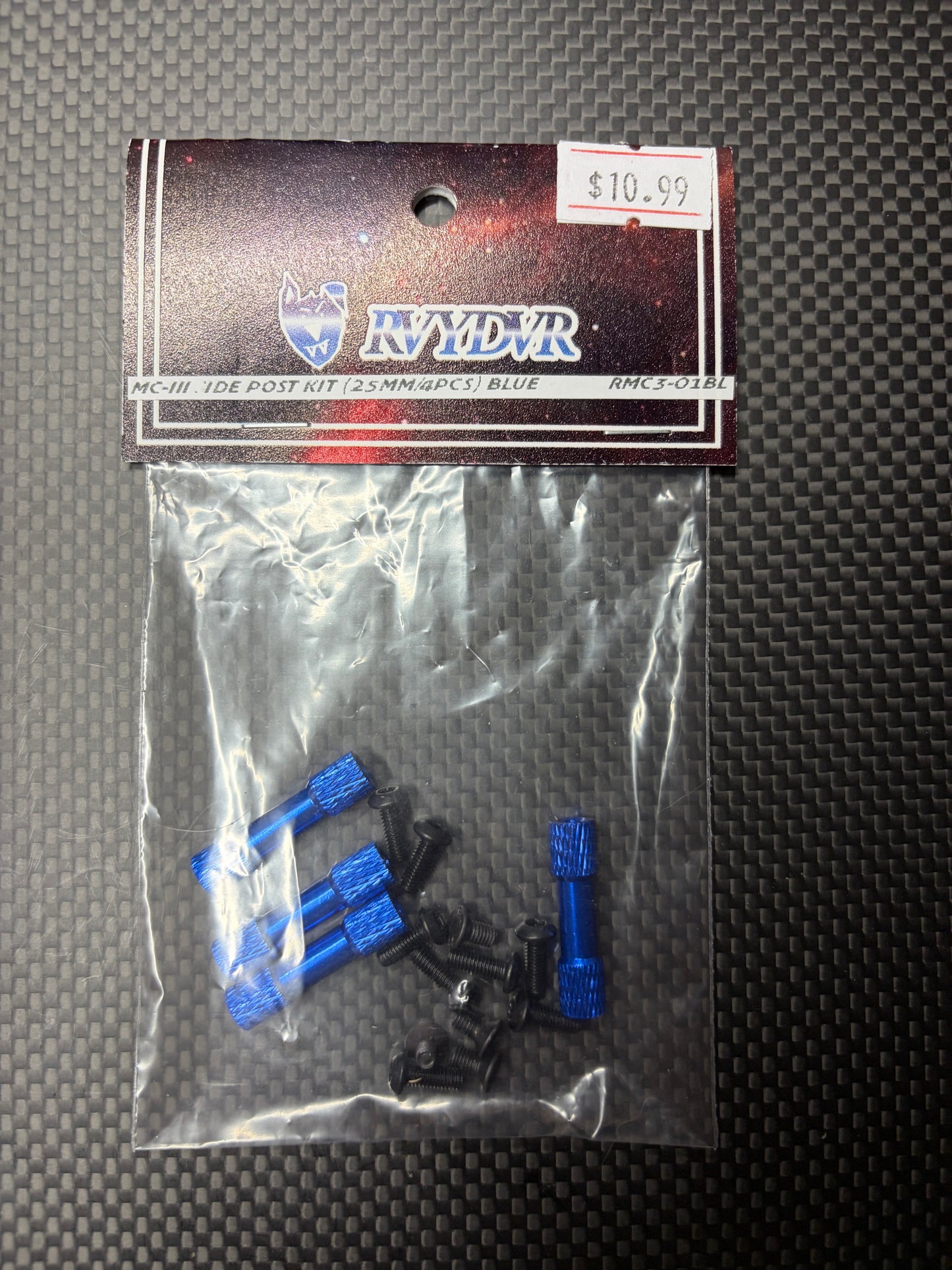 RVYDVR MC-III Side post kit (25MM/4PCS) BLUE