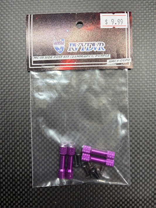 RVYDVR MC-III Side post kit (25MM/4PCS) PURPLE