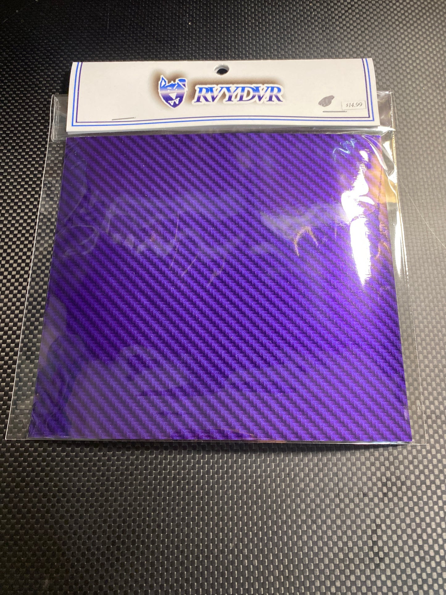 Colored carbon fiber hood graphic (METALLIC VINYL BASE)