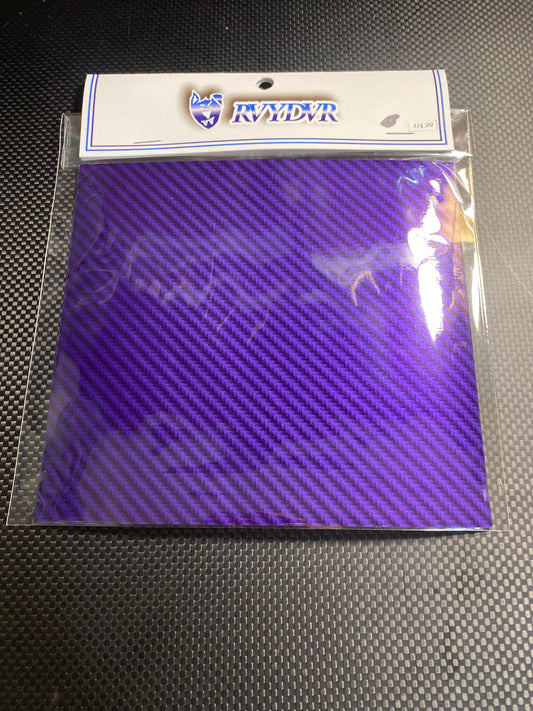 Colored carbon fiber hood graphic (METALLIC VINYL BASE)