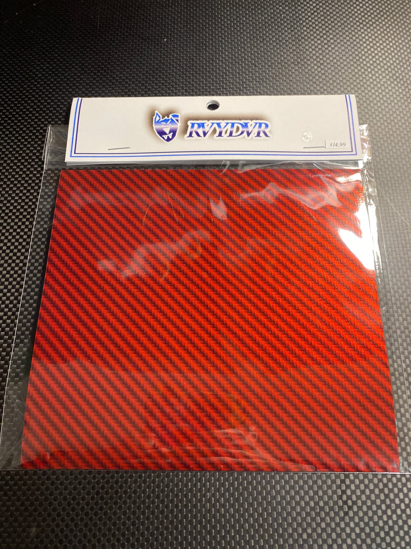 Colored carbon fiber hood graphic (METALLIC VINYL BASE)
