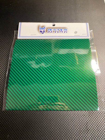 Colored carbon fiber hood graphic (METALLIC VINYL BASE)