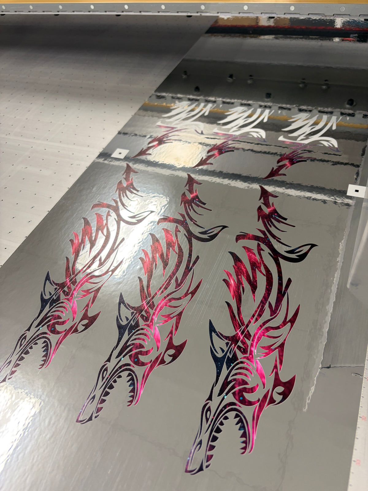 RVYDVR shark livery decals (CHROME)