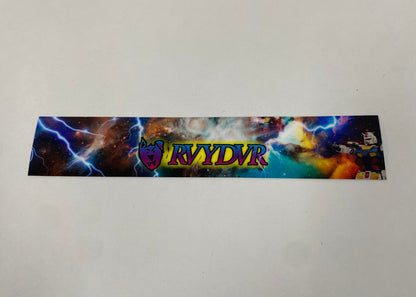 RVYDVR gold pearl window banner