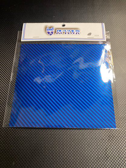 Colored carbon fiber hood graphic (METALLIC VINYL BASE)