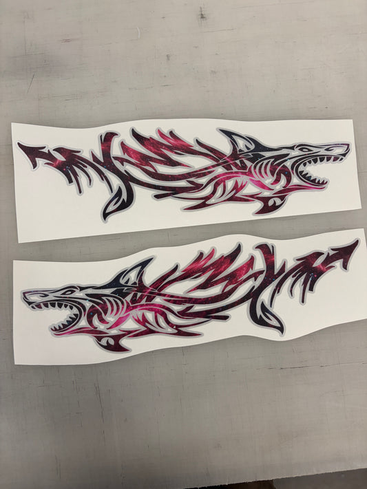 RVYDVR shark livery decals (reflective )