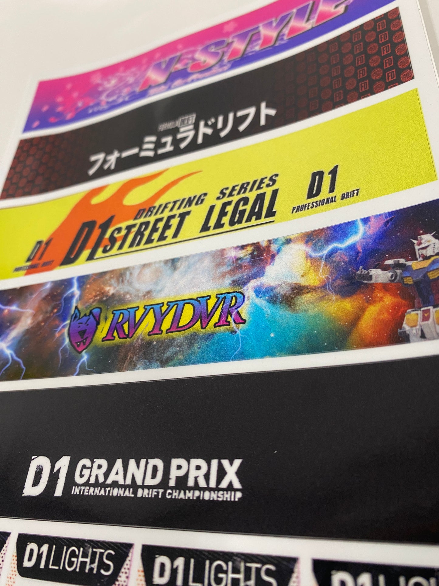 Window Banner sticker sheet