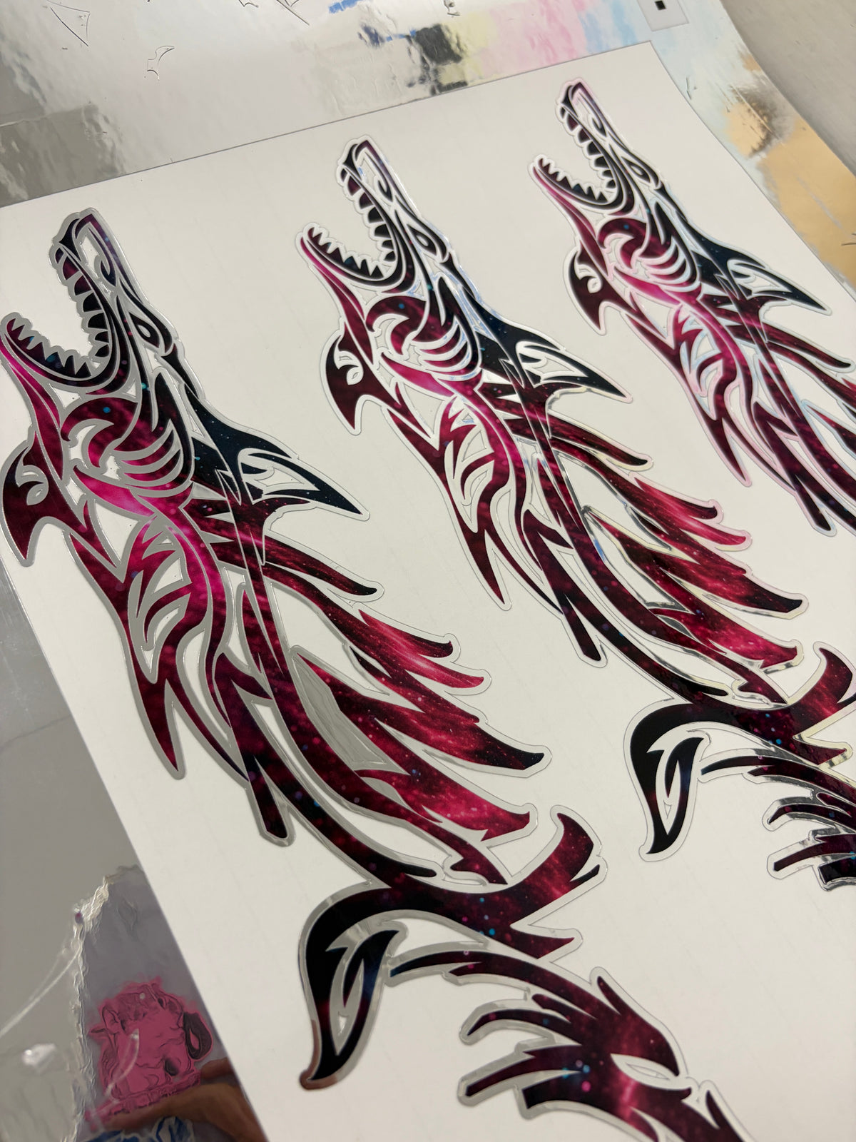 RVYDVR shark livery decals (CHROME)