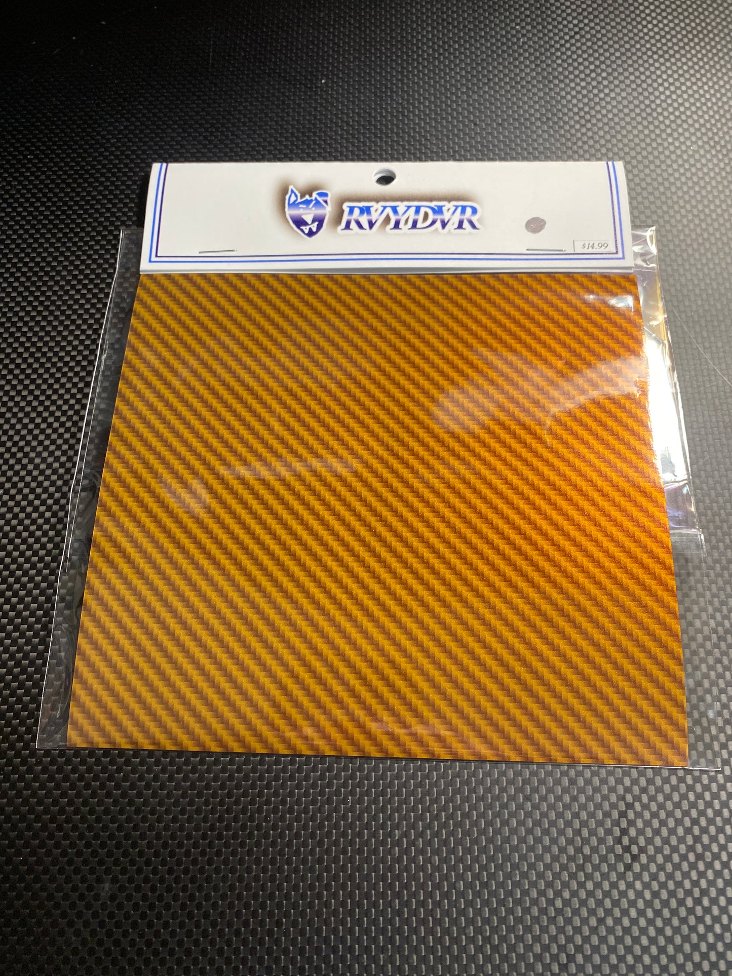 Colored carbon fiber hood graphic (METALLIC VINYL BASE)