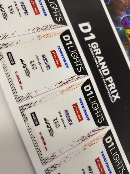 Window Banner sticker sheet