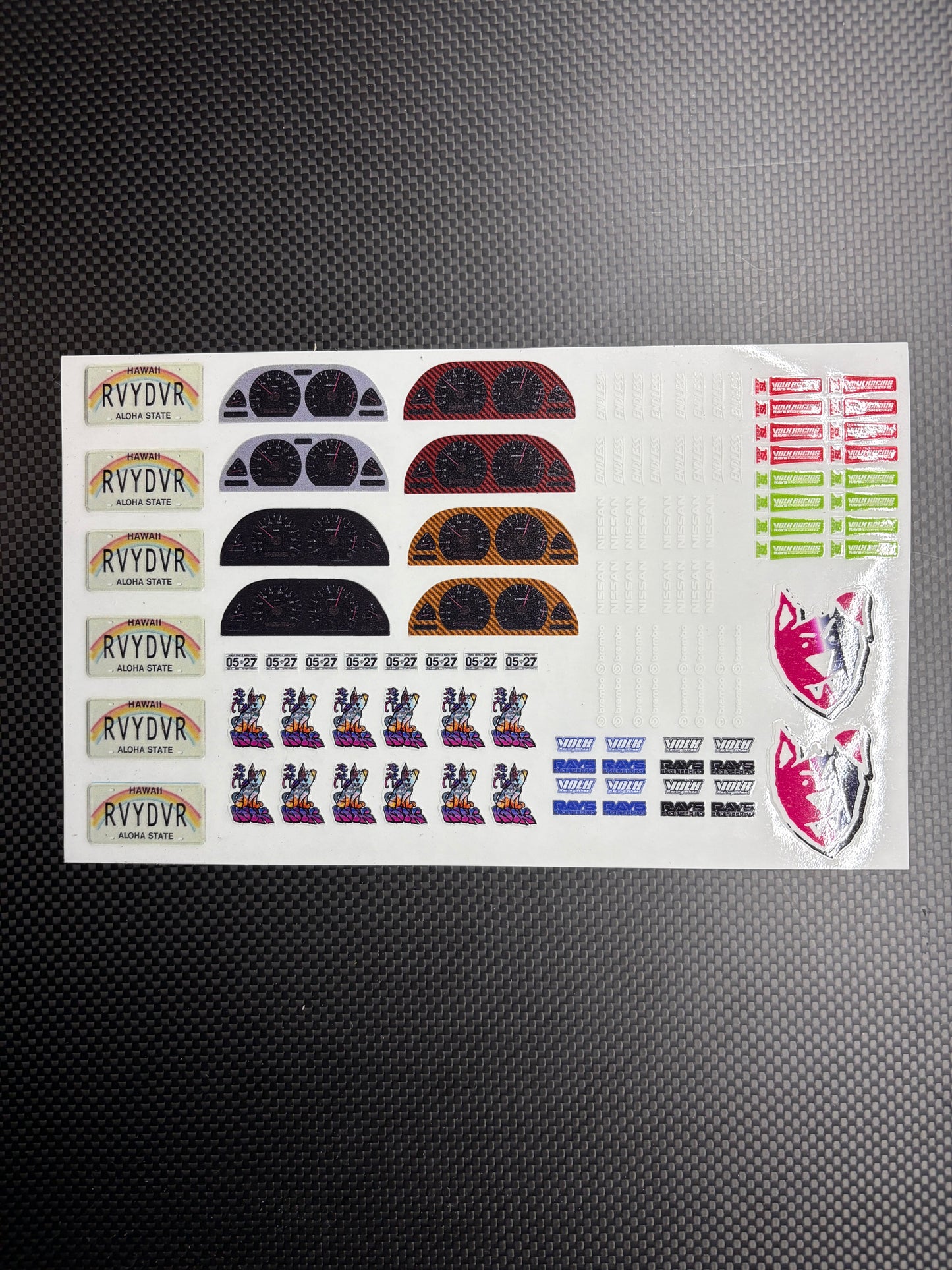 RVYDVR Street Legal sticker set