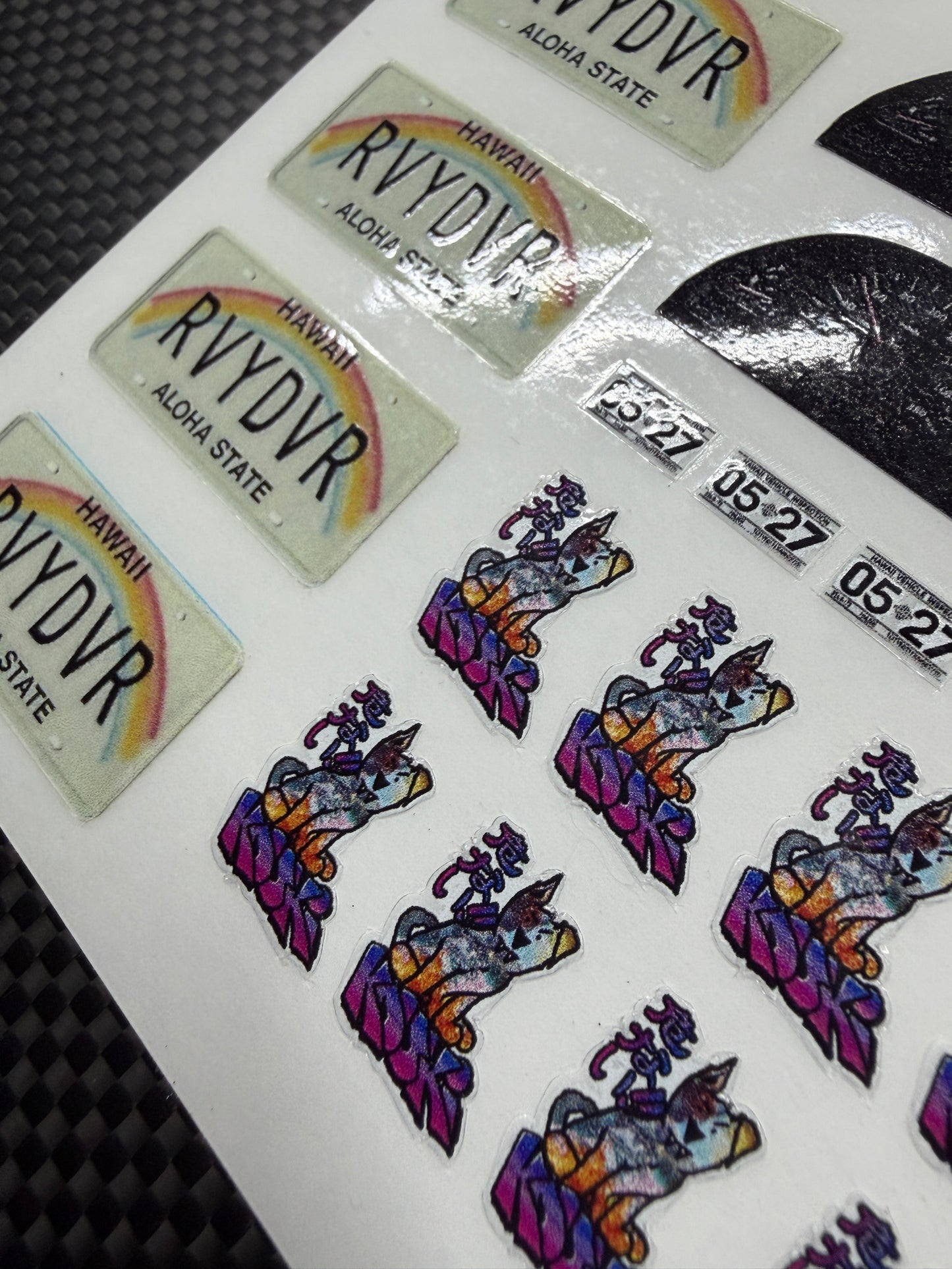 RVYDVR Street Legal sticker set