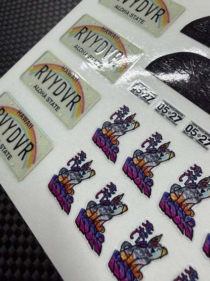 RVYDVR Street Legal sticker set