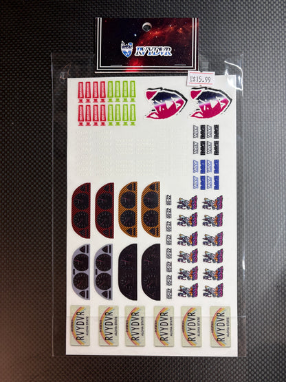 RVYDVR Street Legal sticker set